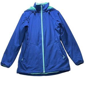 Womens Jacket DULUTH TRADING COMPANY FROSTMITE Parka Hoodie Water Repellent Flex